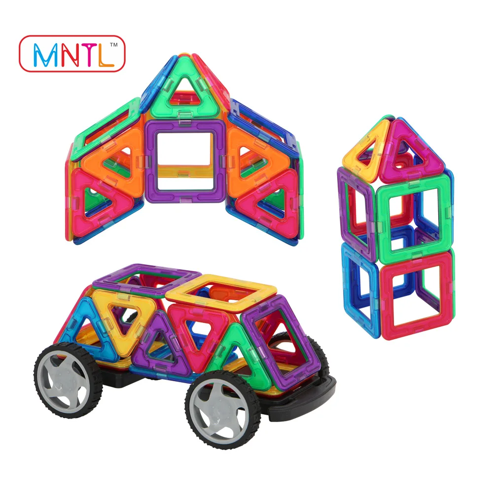 A8110 MNTL-66 штук 2017 Лидер продаж Магнитная Building Block 3 лет дети 3D Строительные блоки игрушки