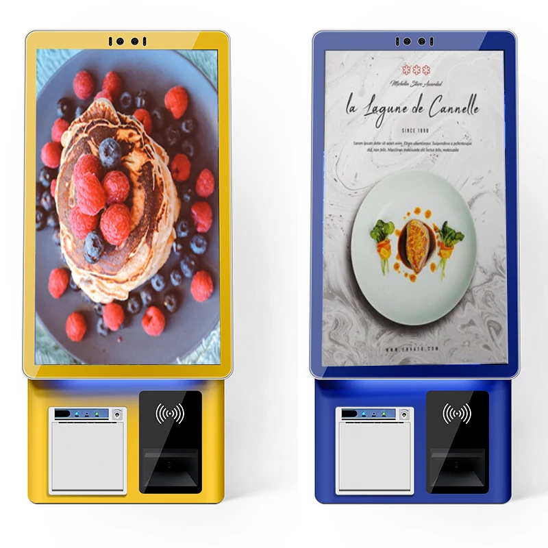 Crtly qr code scanner payment terminal self check in kiosk credit card payment machine information kiosk touch screen