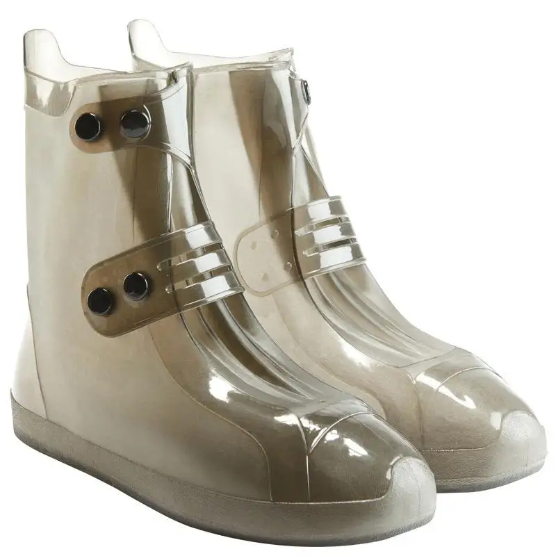 PVC Shoes Cover Anti-Slip Thickened Non-Disposable Rubber Shoe Cover Outdoor Slip Protective Shoe Cover