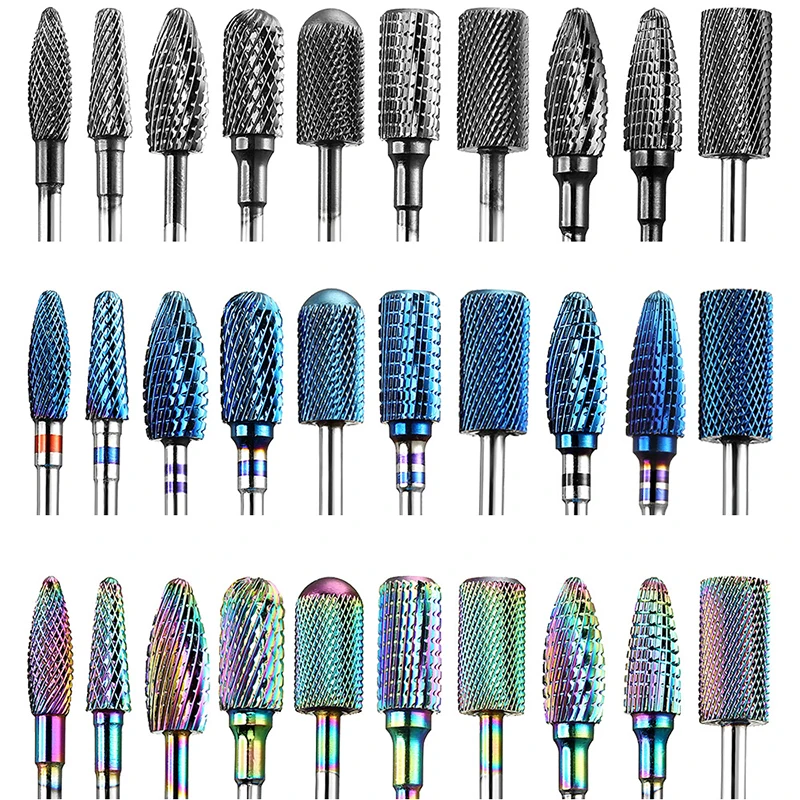 Hot Sale Manicure Carbide Filing Drill Bit Diamond Nail File Milling Cutter Ceramic Rotary Bur For Nail Drill