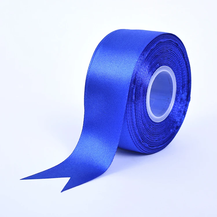 Factory customized wholesale  Polyester Double sided satin Ribbon customized 40mm Satin Ribbon