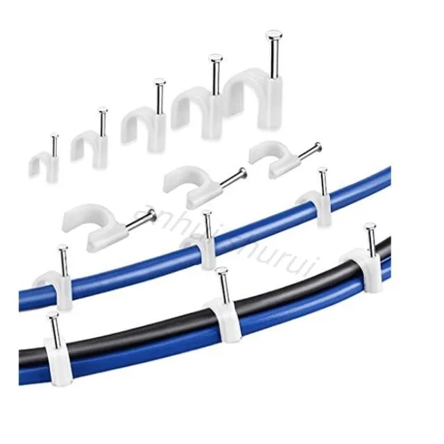 ANHUI Hot Sale Circle Cable Clips Plastic Wire Clips Plastic Clamps Mini Plastic China 100pcs/nylon Bag 10000 Bags SR PP PE