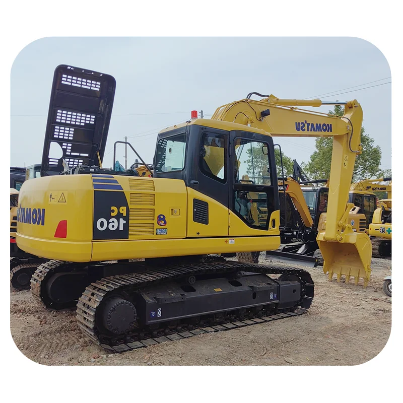 Japan Original Used Excavator Komatsu Pc160 middle Excavator Used 16 22 Ton Bagger Pc160 200 220  Excavadora Cheap Price