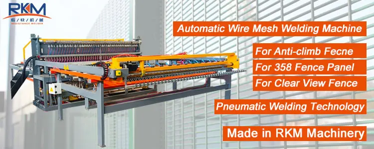 automatic anti climb panel fence wire mesh welding machine