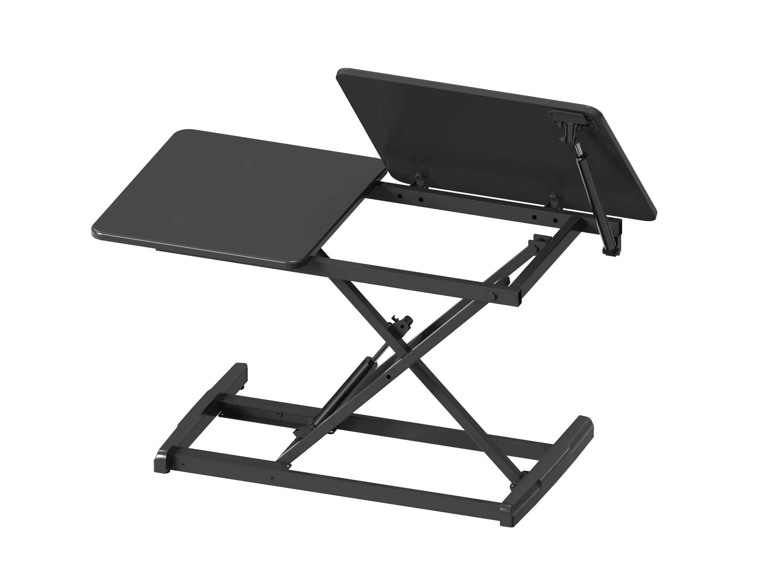 V-mounts Height Adjustable Standing Desk Riser Standing Desk Converter  Flip The Left Side Separately VM-GSD66HB