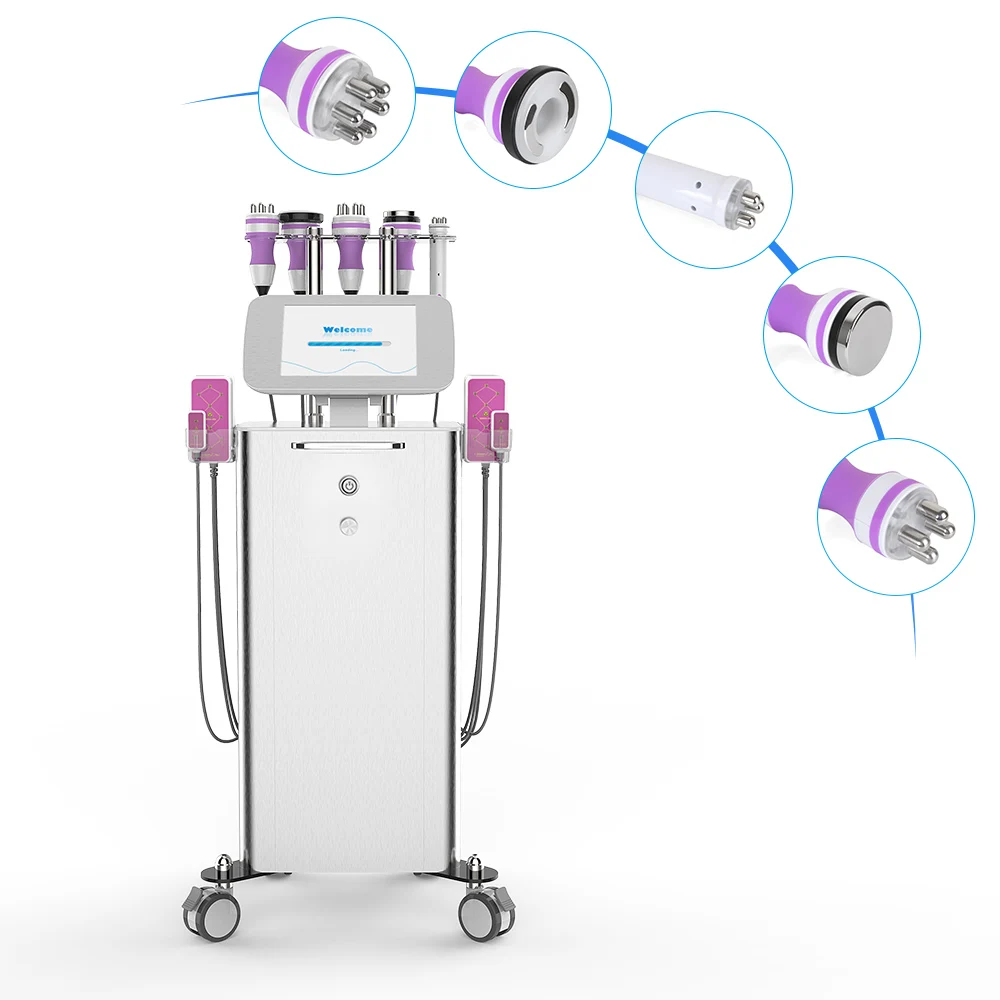 Ultrasonic 40K Cavitation Body Slimming Beauty Machine 6 In 1 Remove Cellulite Weight Loss SlimMing Machine