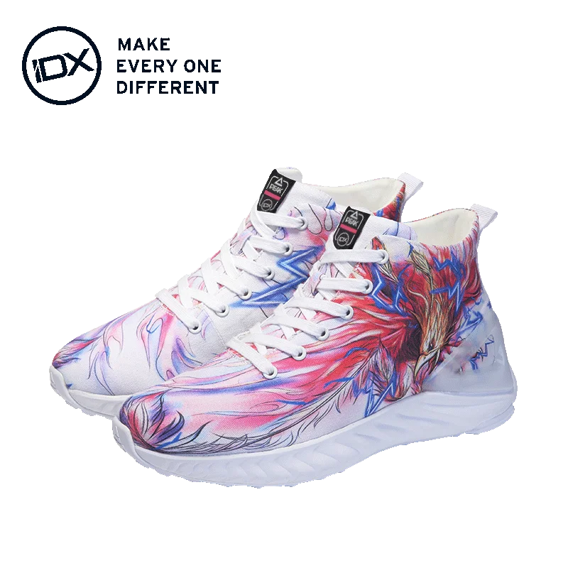 
2020 IDX Dynamic Trend Couple Graffiti Ladies Rubber Canvas Sports Shoes Men 