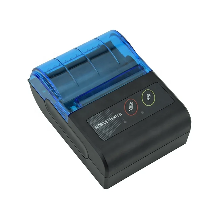 58mm Mini Portable Thermal Printer Wireless Blue tooth Tthermal Receipt Printer with battery