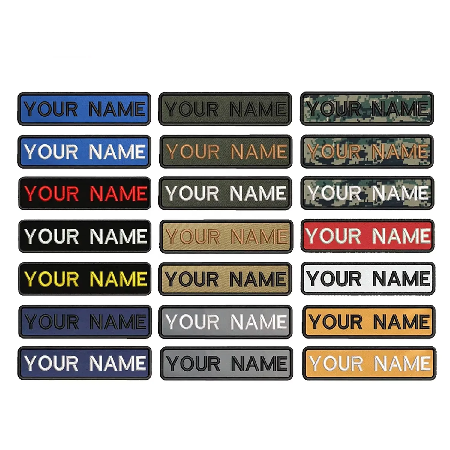 Custom Name Patch Logo Hook And Loop/Velcros Embroidered Tactical Badge Custom Morales Patches