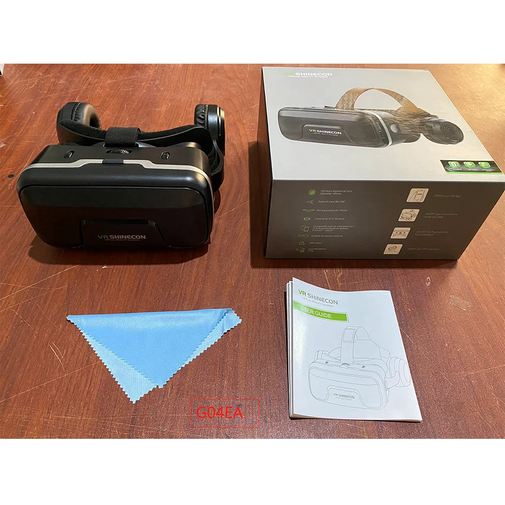 4.7-7.0 inch Original VR Virtual Reality 3D Glasses Box Stereo VR Google Cardboard Headset Helmet for IOS Android Smartphone