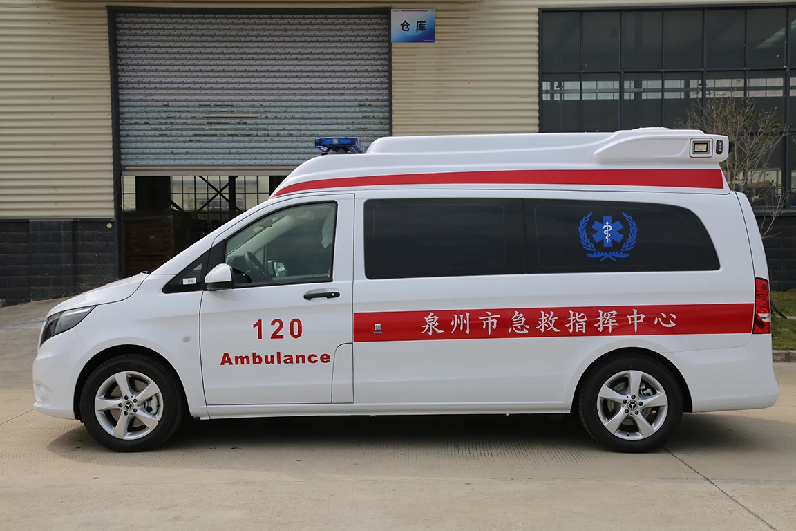 Vito Negative Pressure Ambulance Vehicle(euro 6 AT) Automatic High Roof Ambulance Car Gasoline