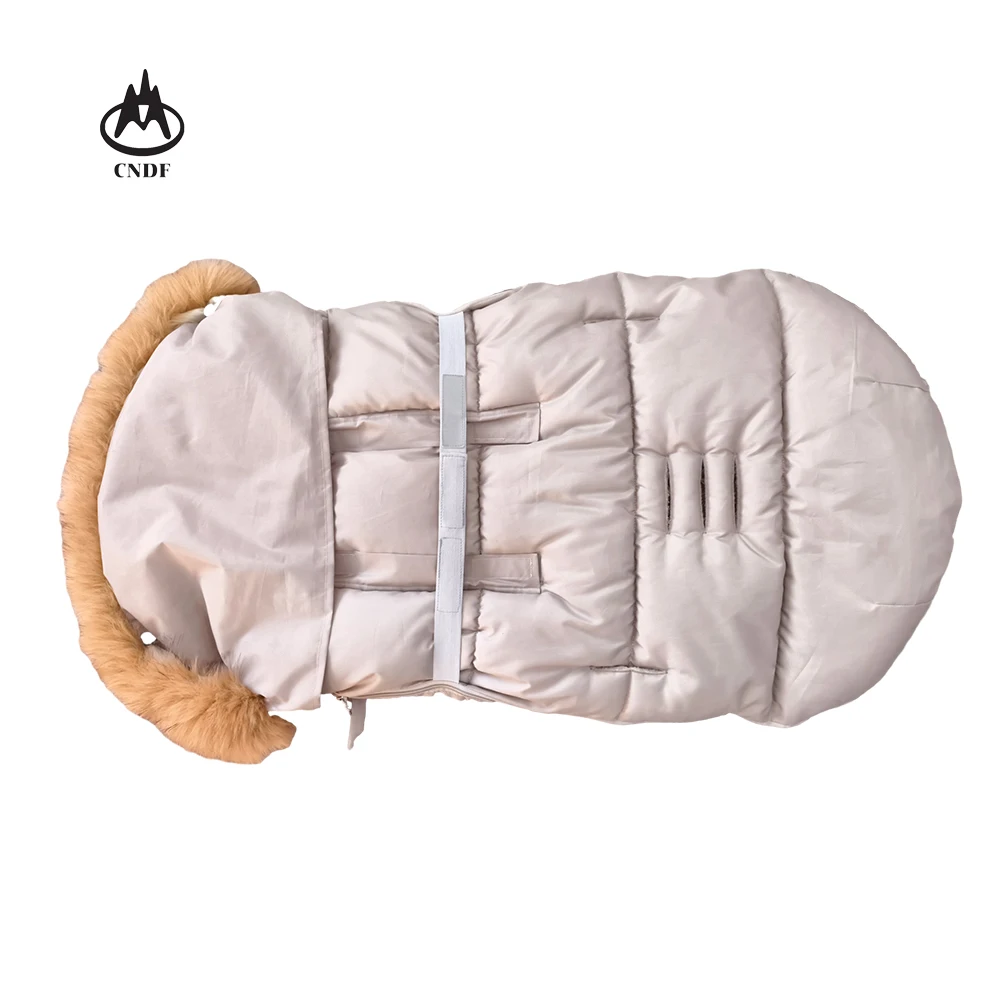Multiple Use Keep Warm Low MOQ 210D oxford Outdoor Winter Stroller Baby Sleeping Bag