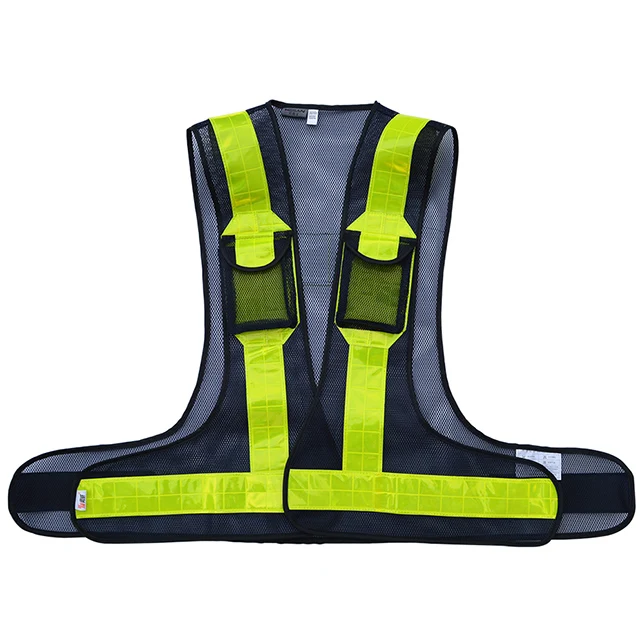 Factory Reflective  Elastic Fabric China hi Reflected in Dark for Safety Running  safety clothing for workers construction shirt