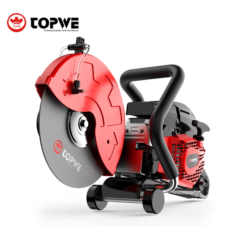 Topwe Customized Concrete Power Cutter Strong Endurance 58cc Concrete Cutting Off Saw for Sale
