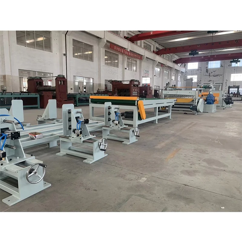 
High Speed Automatic Metal Steel Coil Slit And Cut To Length Line For Sale 