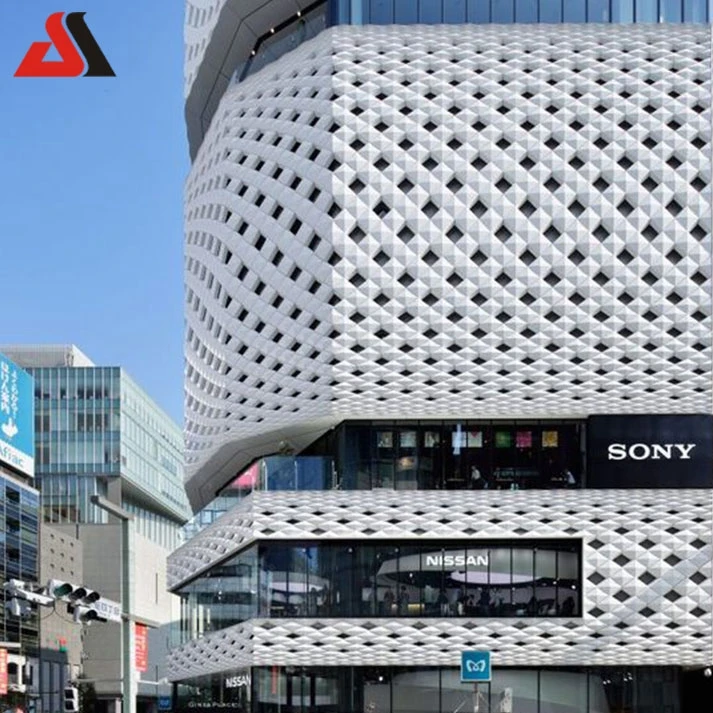 Alumtimes 3d Cladding Exterior Wall  Powder Coated Wall Cladding Panels For Hotel Cladding Sheets Aluminum Single Panel