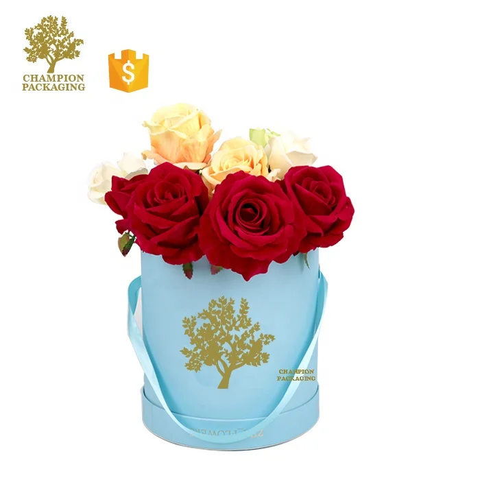 Factory custom made high quality cardboard flower rose boxes