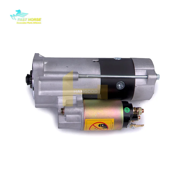 Hangood High Quality Construction Machinery Excavator Electric Parts Engine 4M40 Starter Motor Excavator Parts Thottle Motor