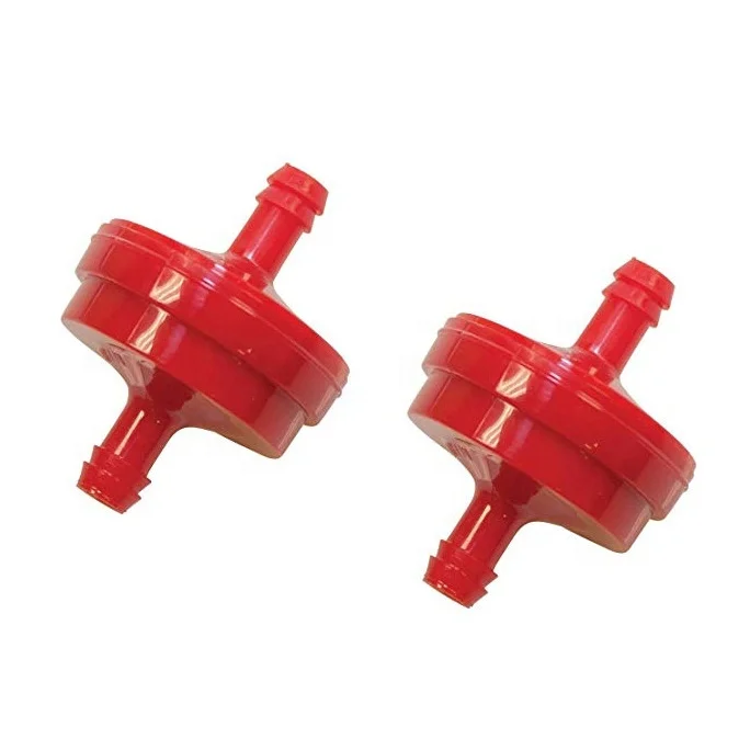 Red plastic Inline Fuel Filters for Briggs Stratton 298090 298090S 4105 5018B 5018H 5018K Chainsaw Spare Parts