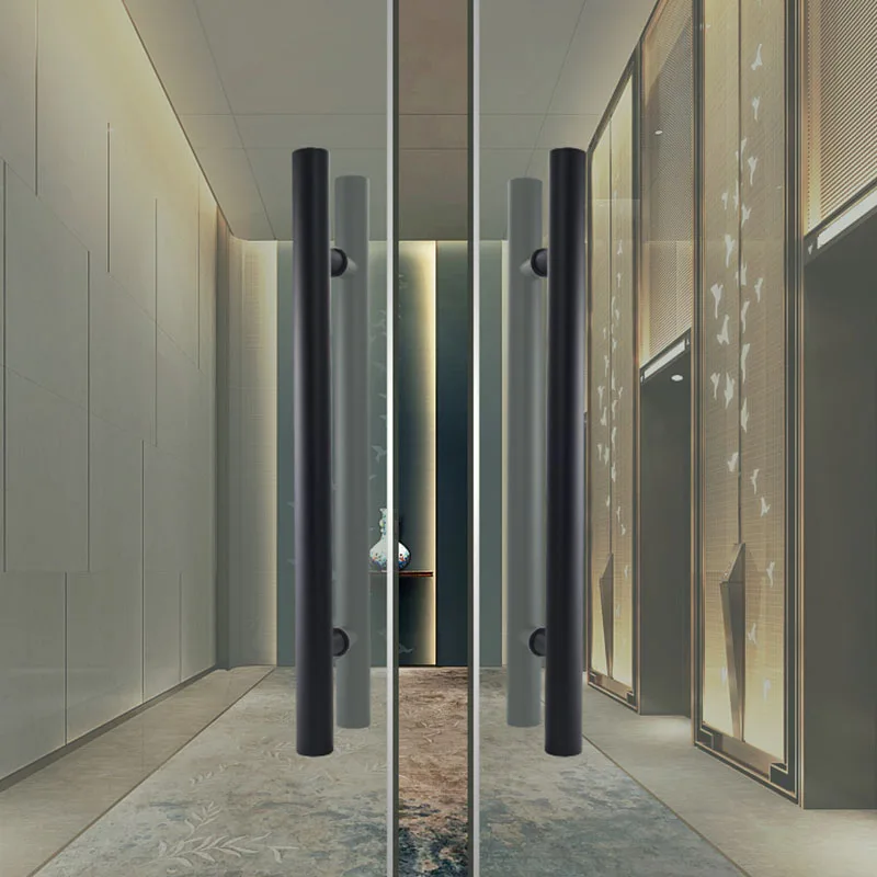 Wholesale Brush Nickel Large Door Handle Ladder Pulls Handles