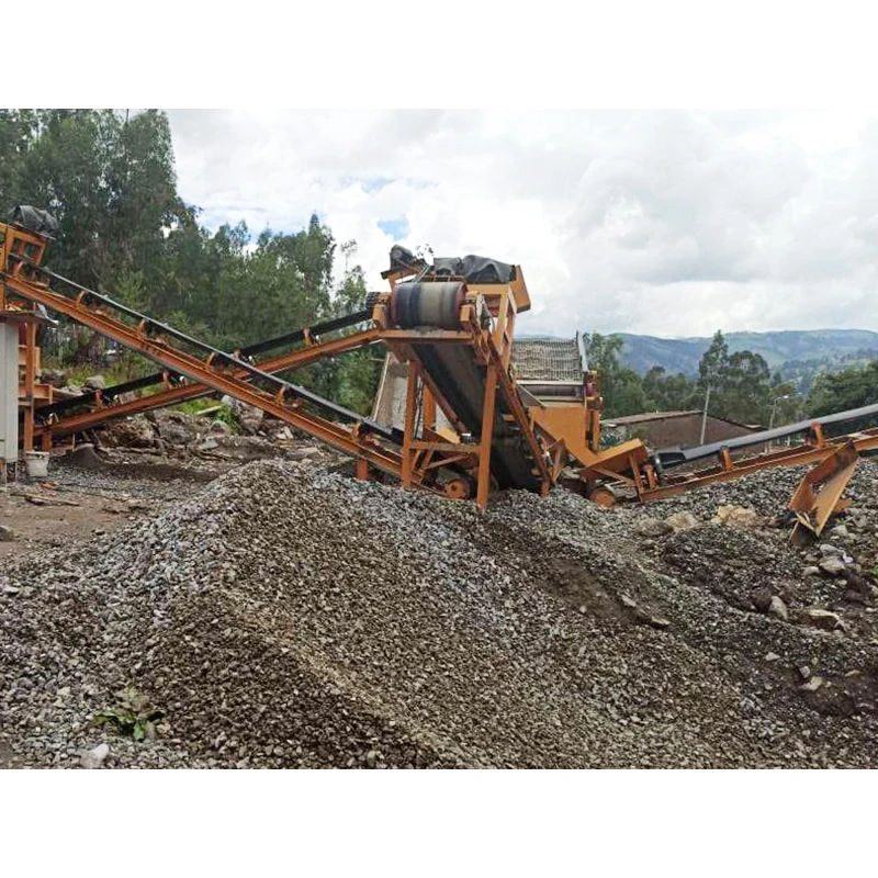 Hard Rock Crushing Recycling Equipment Track Jaw Crusher Screening Plant For Sale