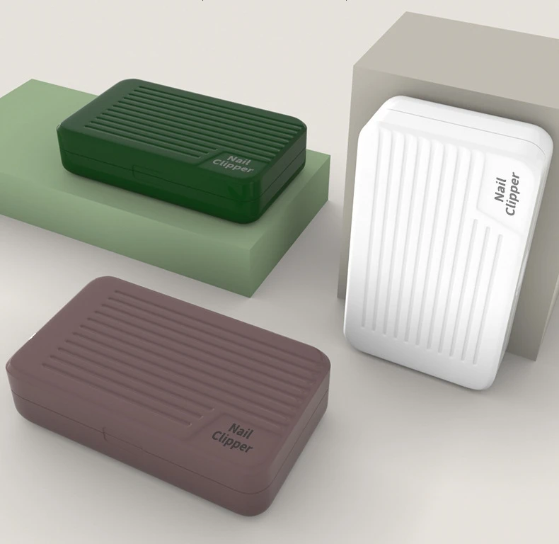 New Arrival Eco-friendly Glass Nail File Earpick Beauty Scissor 5 In 1 Nail Clipper Set With Mirror