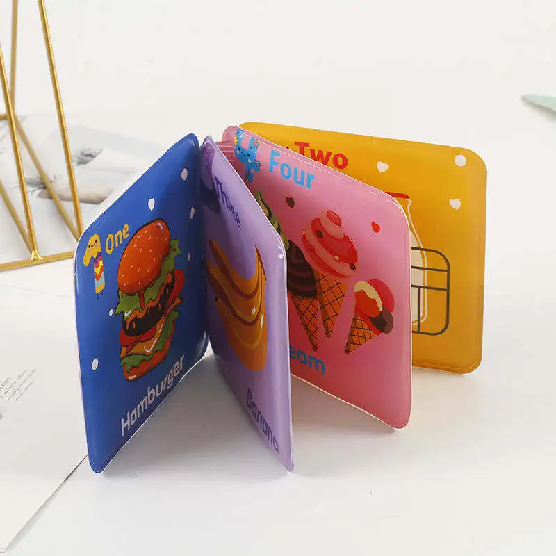 EVA PVC plastic waterproof Cute animal design baby bath book