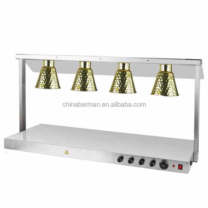 Other service equipment Guangzhou suppliers top selling attractive 4 tank stainless steel gold color Restaurant Heat Lamp