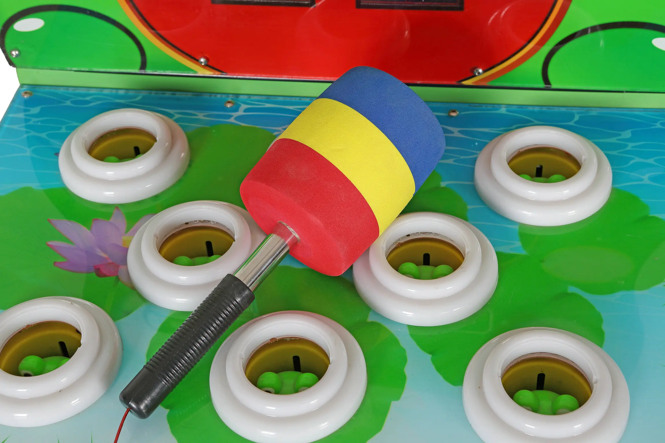 Hit frog hammer game kids hammer game kids play hammer game machine