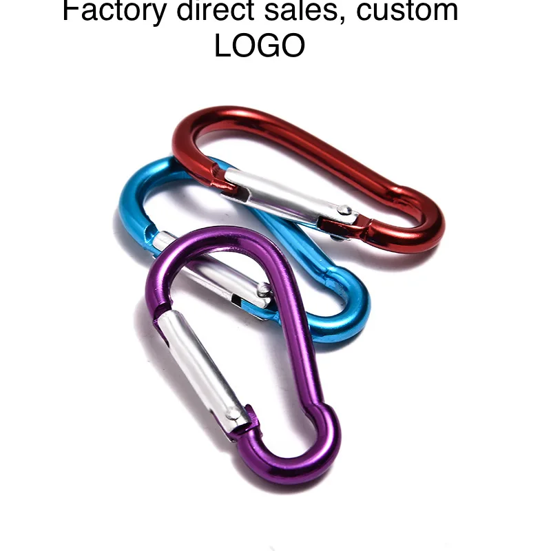 Light Weight  Colorful Hiking Customized Mini Climbing Carabiner