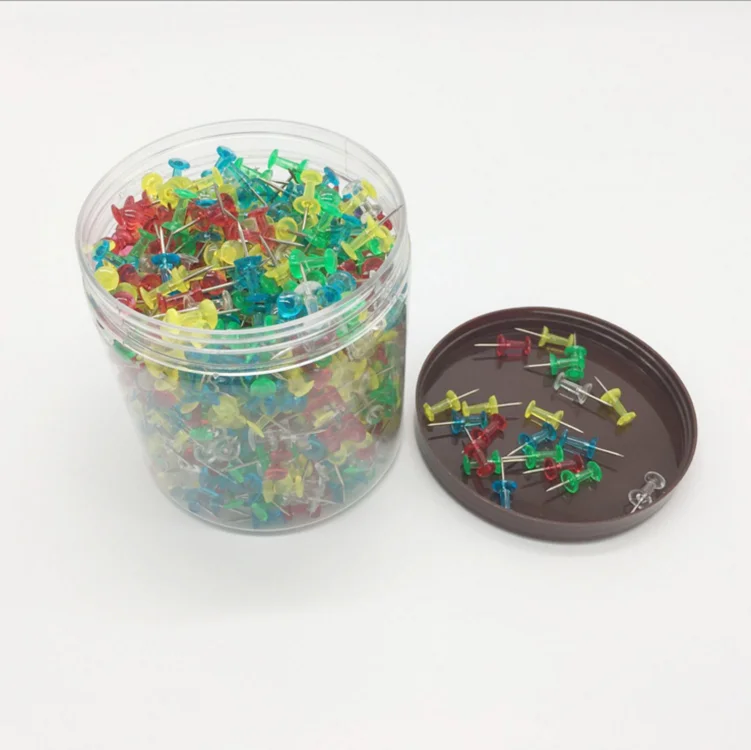 Amazon Hot Sale Plastic fashion popular high quality Round Head Map Pins Ball