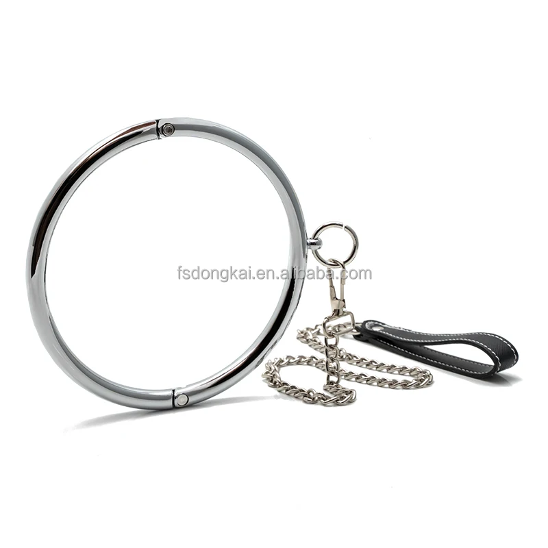 Dongkai BDSM Toys Collar slave Metal Neck Collar Sex Slave Role Play Necklace For Women Fetish Restraint BDSM Bondage
