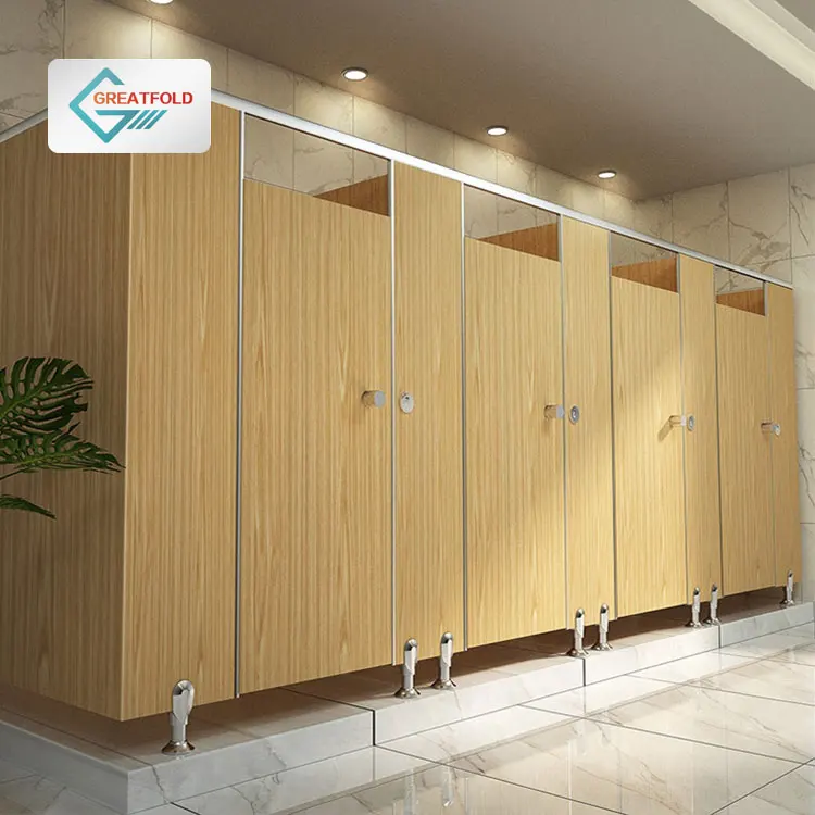 GreatFold Hot Sale Public Durable PVC Toilet Partitions Cubicle Toilet Door