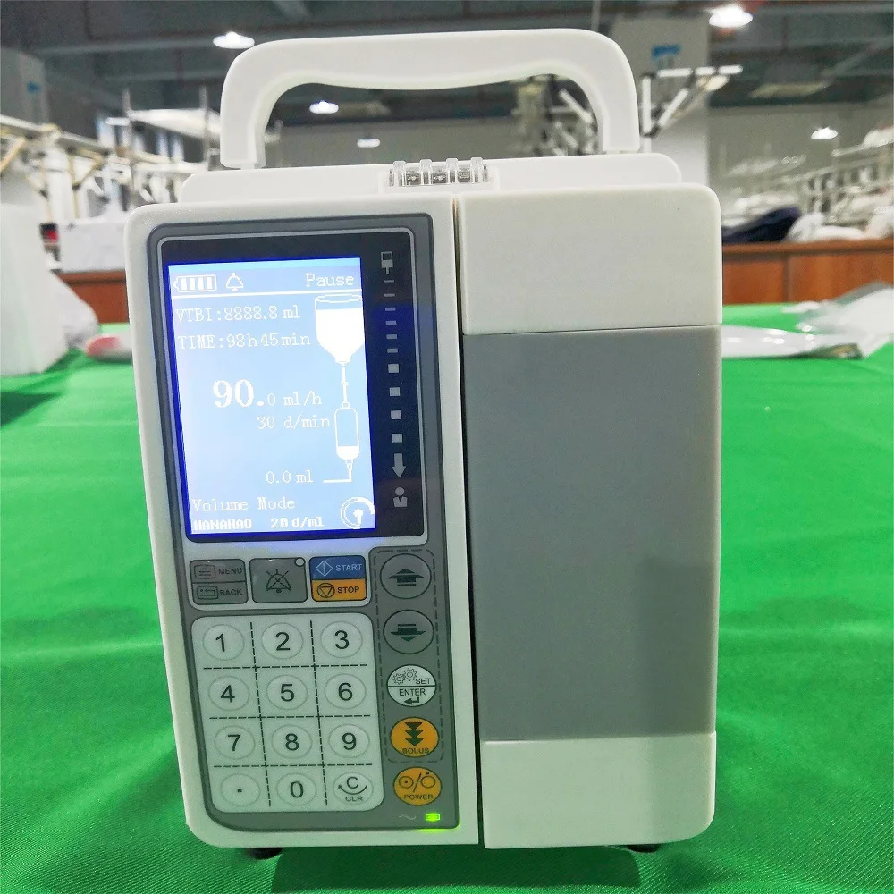 Veterinary Automatic Lcd Display Infusion Pump Electric Medical Injection Syringe Pump For Hospital
