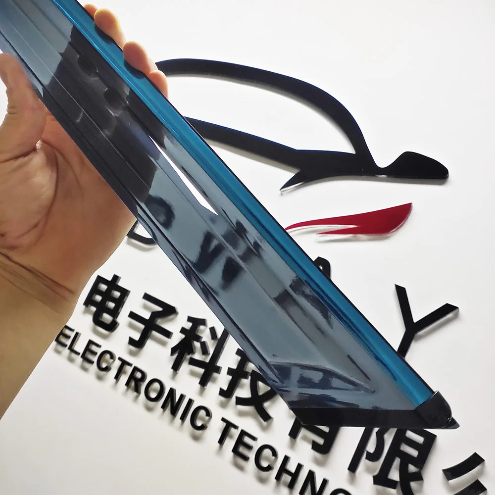 Leadway Made of  PC Plastic Car Deflector for Toyota Venza 2021-2024 Chrome Window Visor Car Rain Wind Guards 6PCS/SET