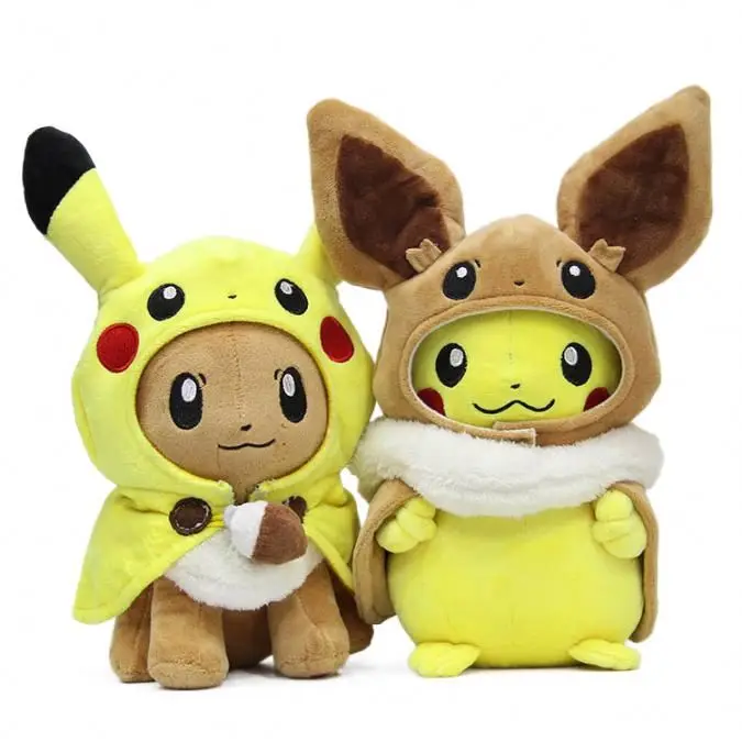 Wholesale Pikachu Cloak Coat Eevee Plush Doll Stuffed & Plush Toy Animal