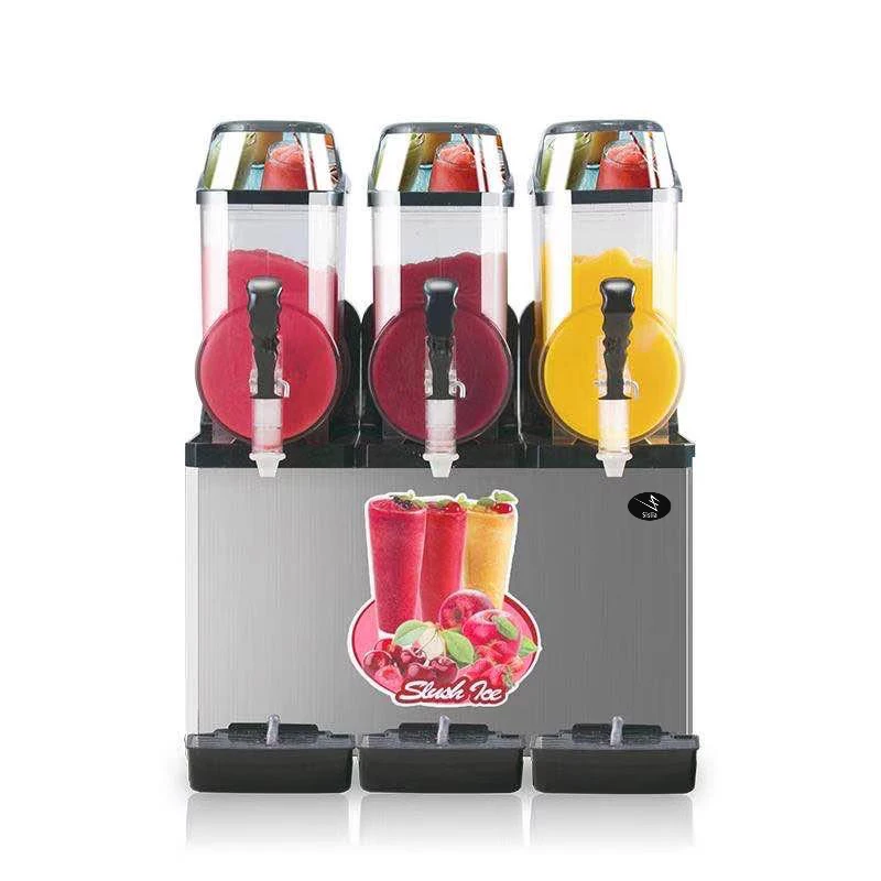 110V220V frozen drink machine 3 tanks 12Lx3 slush granita/slush machine/slushy machine