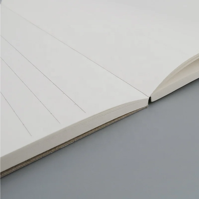 Custom notepad A4 B5 A5 A6 tape glue binding note pad printed lined/grid/blank ivory paper