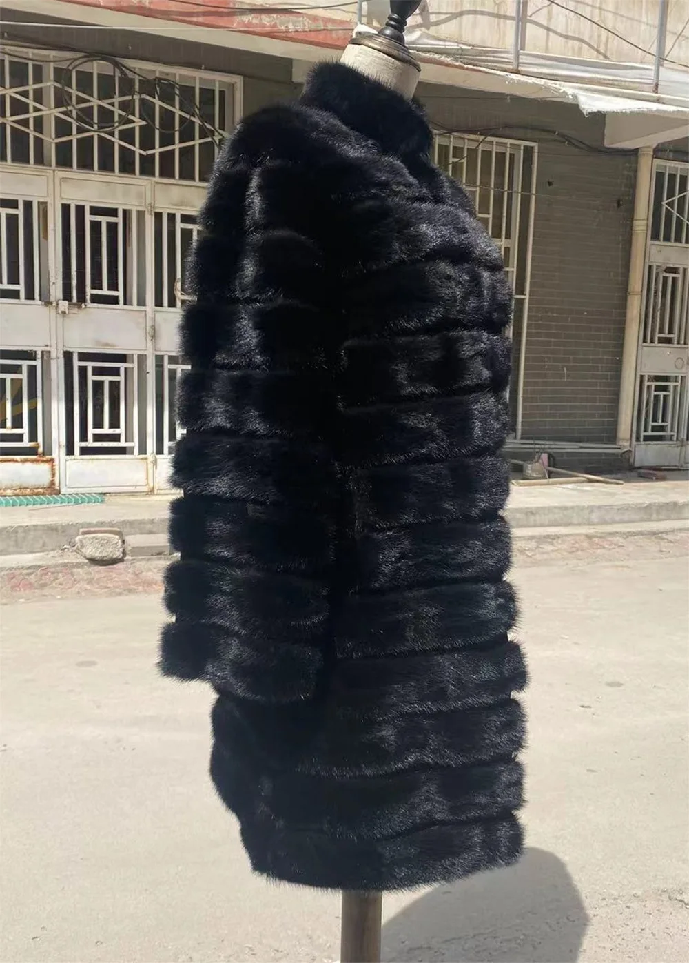 New Stand Collar Mink Hair Top Mink Hair And Leather Clothes Mink Fur Coat