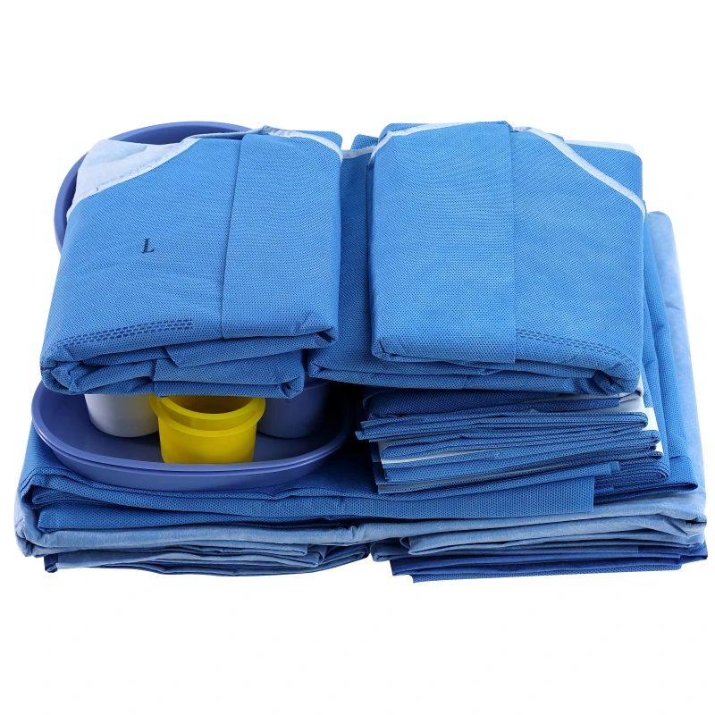 Useful Medical disposable sterile surgical lap drape packs