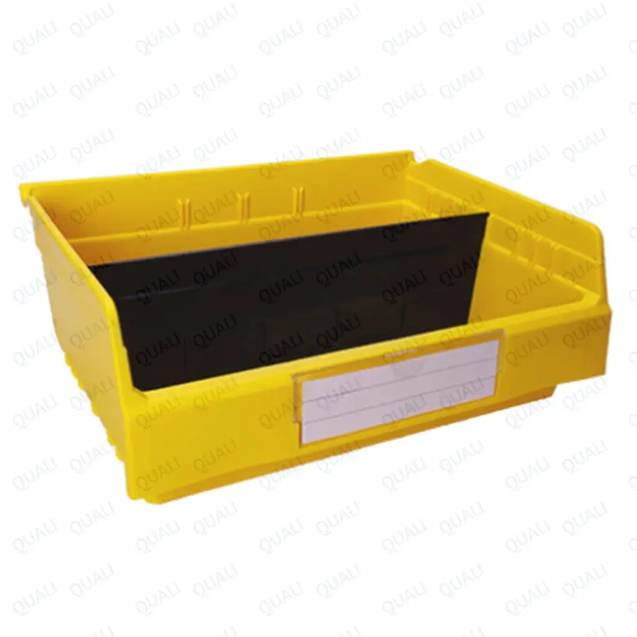Quali Factory Supply Sundries Plastic Storage Boxes 500*200*165mm Tool Container Divided Bin