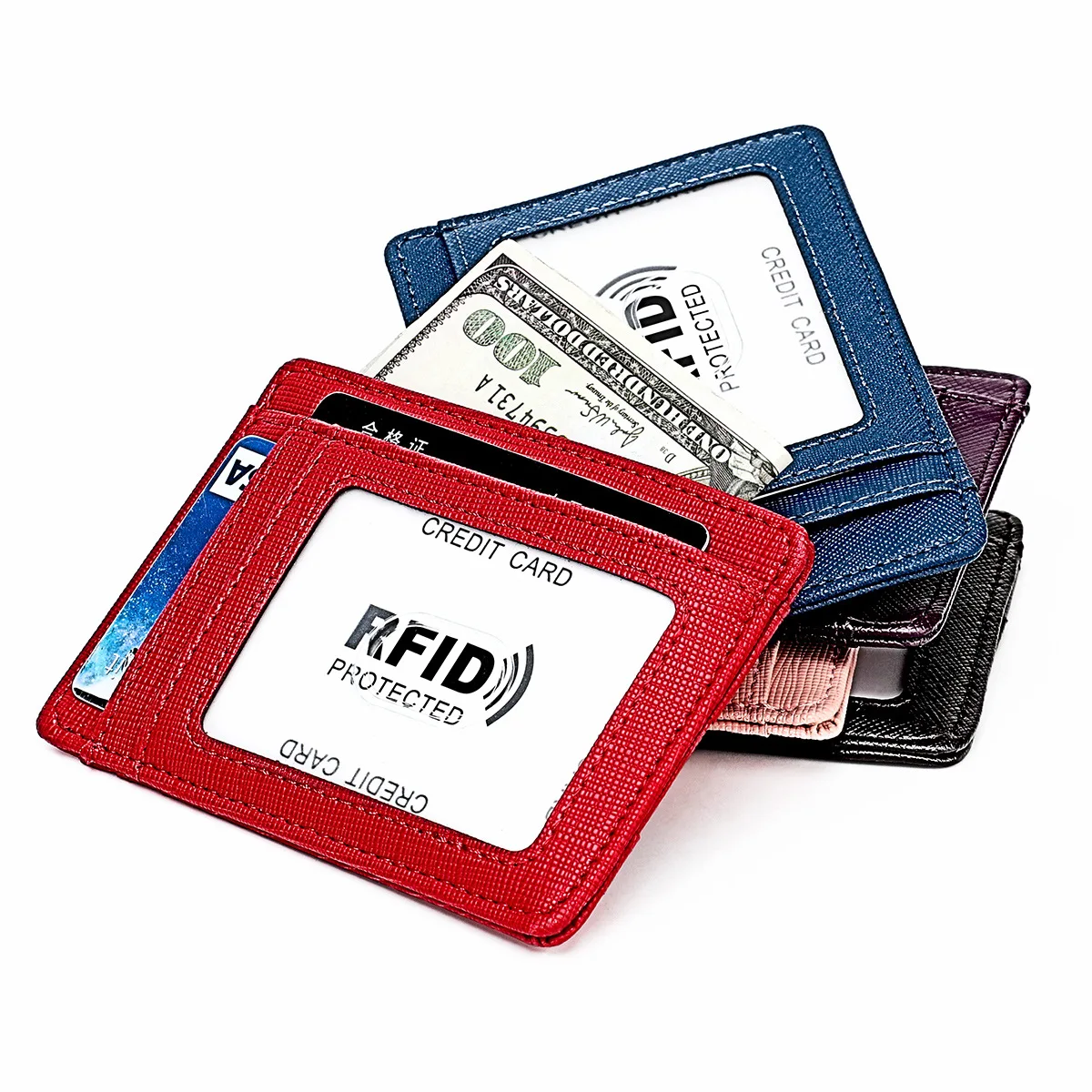 minimalist wallets slim men wallet card carbon fiber wallet wholesale