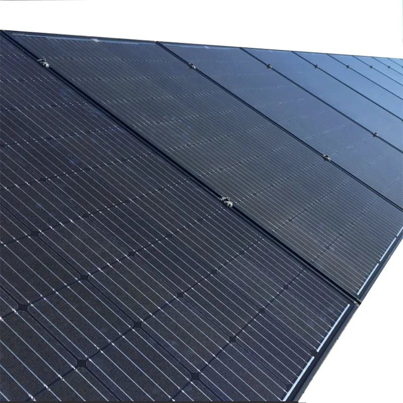 Professional Manufacturer 70w All Black Solar Panel Mono PV Modules Outdoor Solar Power System