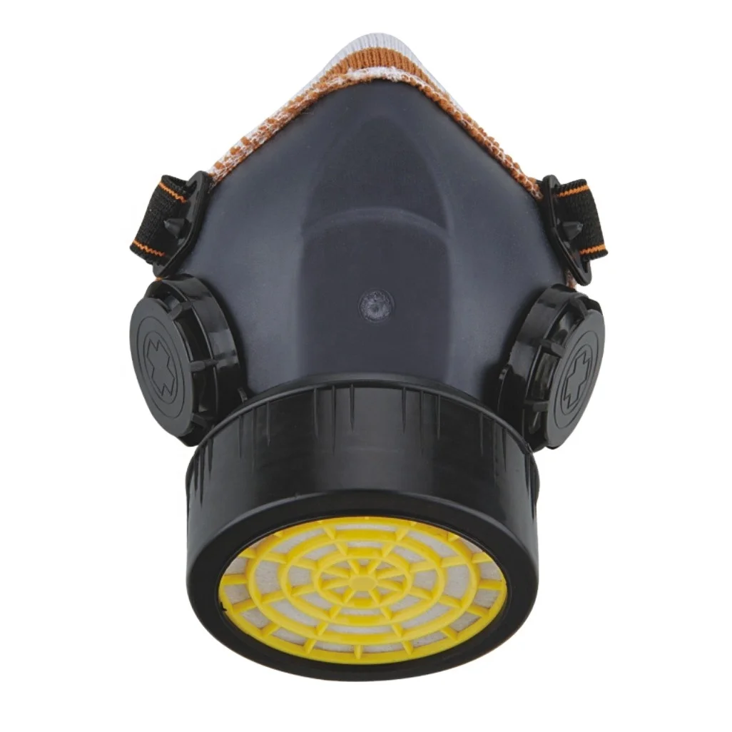 latex gas mask  double filter custom gas mask respirator