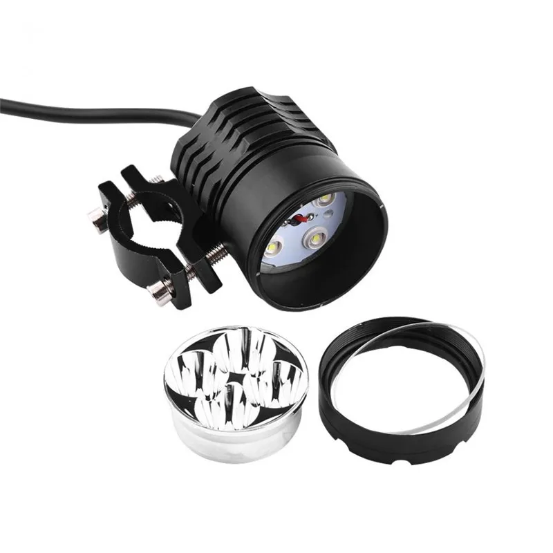 Black housing l4b waterproof 40w led headlight for motorcycle
