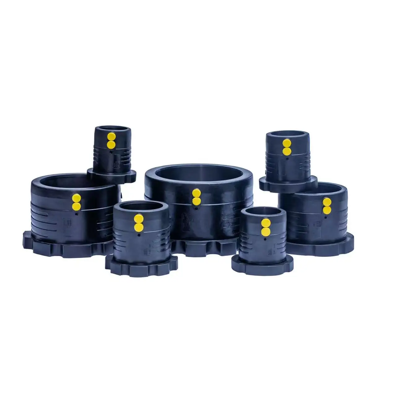 HDPE SDR7.4 PN2.5 Фланцевая электрическая фитинги 90 мм