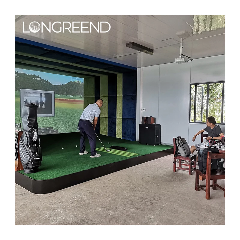 LONGREEND golf simulator korea Exclusive Golf Simulator Club Indoor screen golf experience