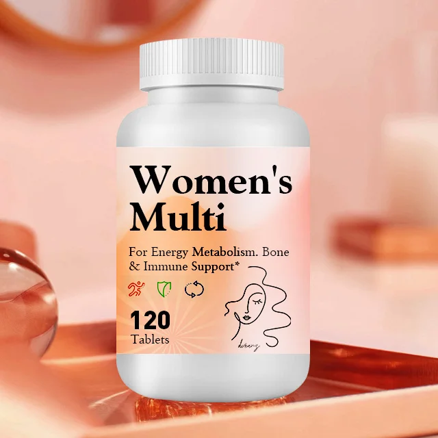 Factory OEM Healthcare Supplement Multivitamins With Iron Vitamin Supplement Vegan Multivitamins Tablets For Women