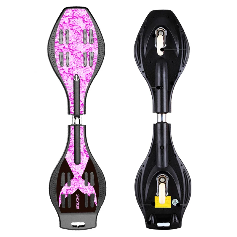 two wheels wave skate board /street surfing wave board
