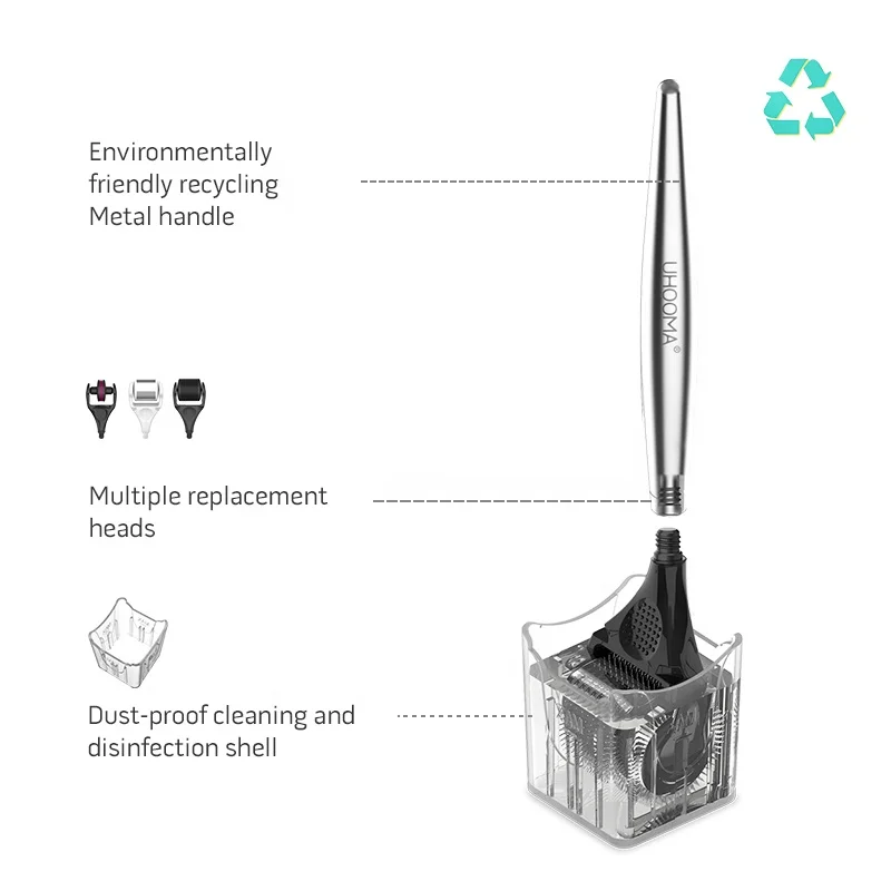 china factories low price skin tool Replaceable head beard roller 0.5mm for hair growth Nin1 derma roller